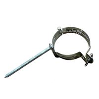 OKAPY Titanzinek Objímka svodu s trnem 80/200 mm OKAPY Titanzinek Objímka svodu s trnem 80/200 mm