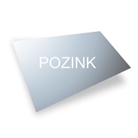 PLECH tabule 2x1 m tl. 0,55mm POZINK PLECH tabule 2x1 m tl. 0,55mm POZINK