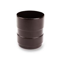 PLASTOVÉ OKAPY Spojka svodu (hrdlo) 100mm hnědá