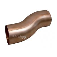 OKAPY Měď Soklové koleno - odskok 100 mm OKAPY Měď Soklové koleno - odskok 100 mm
