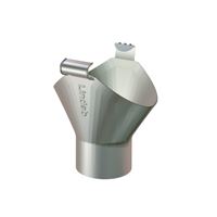 OKAPY LINDAB labový kotlík 150/100 mm tm.červený OKAPY LINDAB labový kotlík 150/100 mm tm.červený