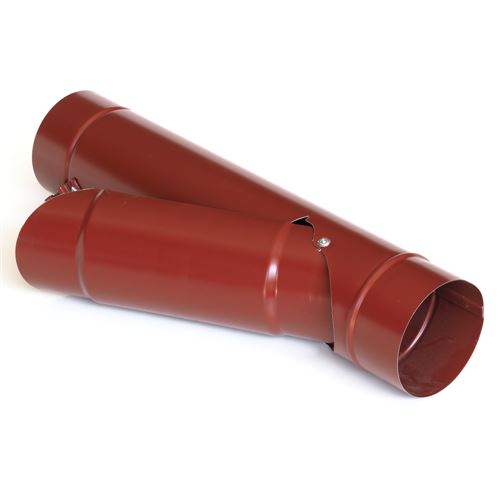 OKAPY Klapka pro sběr dešťové vody 120mm tmavě červená