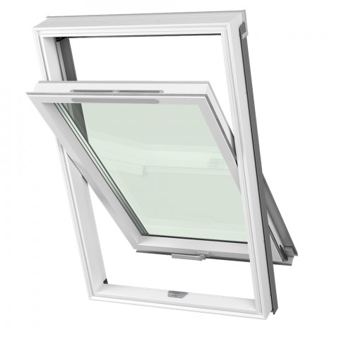 DAKEA střešní okno ULTIMA ENERGY PVC S6A 114x118 cm trojsklo
